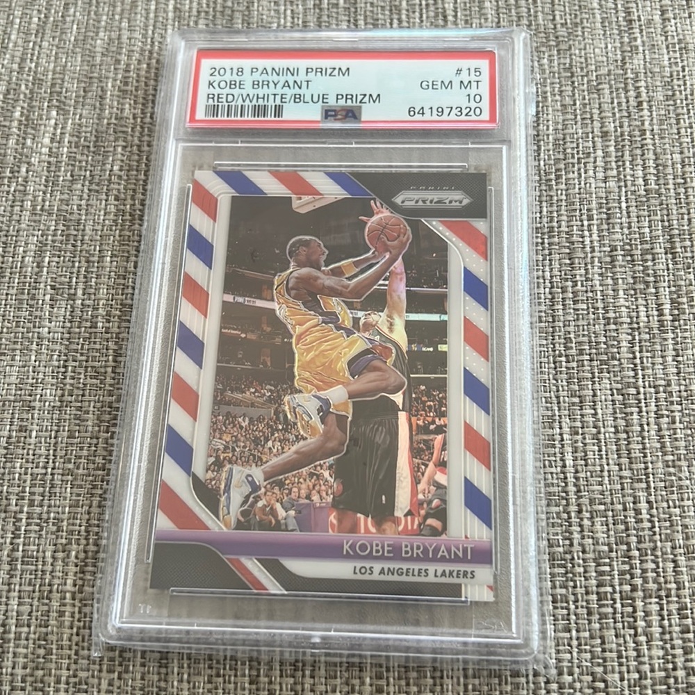 Kobe Bryant there prizm #15 red/white/blue prizm edition